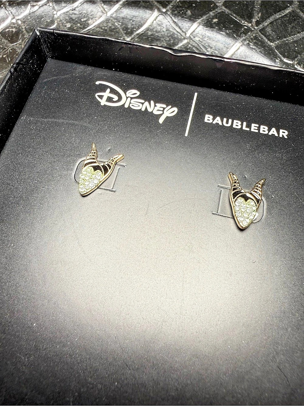 BaubleBar Disney Villains Maleficent earrings Gold & Yellow Earrings NEW